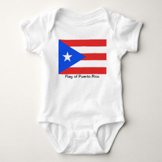 Puerto Rico Flag Baby Bodysuit