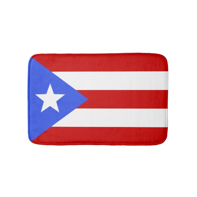 Puerto Rico flag Bath Mat (Front)