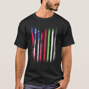 Puerto Rico Flag Bulgaria Grown Country Flags Stri T-Shirt
