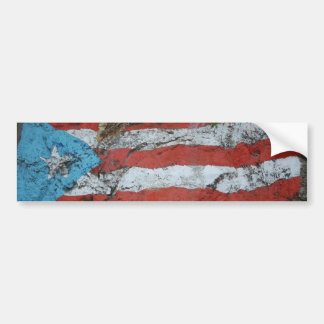Puerto Rico Flag Bumper Sticker