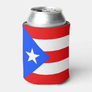 Puerto Rico Flag Can Cooler