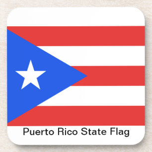 Puerto Rico Flag Coaster