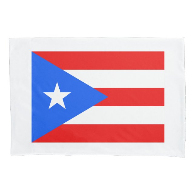Puerto Rico flag custom flag pillowcase (Front)
