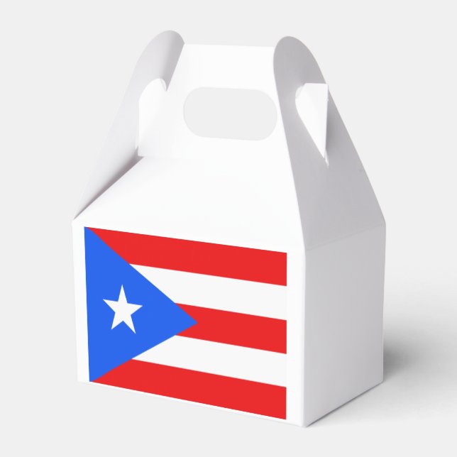 Puerto Rico Flag Favour Box (Back Side)
