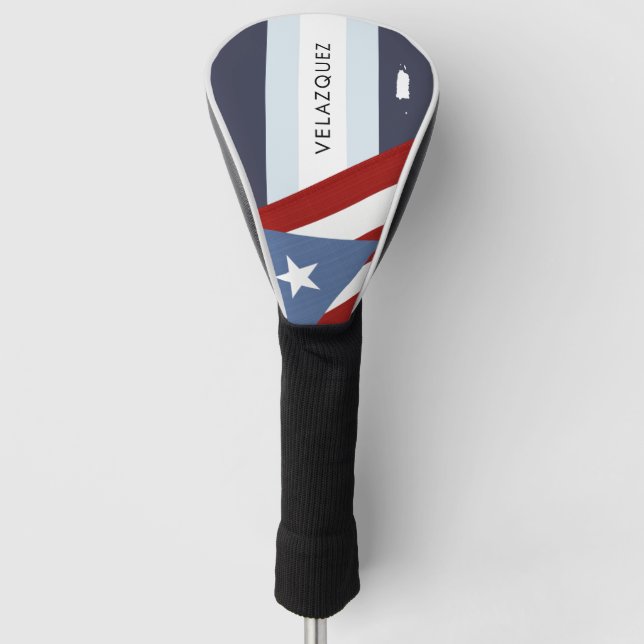 Puerto Rico Flag Golf Head Cover (Front)