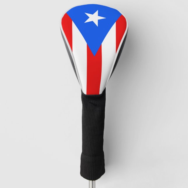 Puerto Rico Flag Golf Head Cover (Front)
