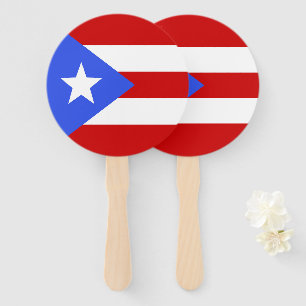 Puerto Rico flag Hand Fan