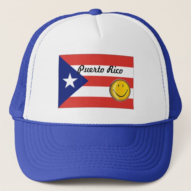 Puerto Rico Flag Hat - Customised (Front)