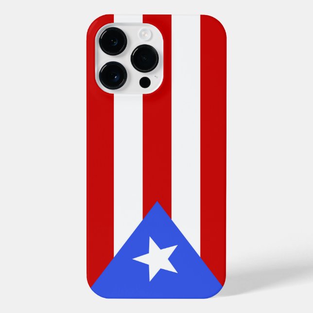 Puerto Rico flag iPhone Case (Back)