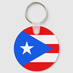 Puerto Rico Flag Key Ring