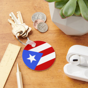 Puerto Rico flag Key Ring