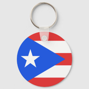 Puerto Rico Flag Key Ring