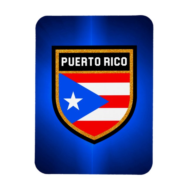 Puerto Rico Flag Magnet (Vertical)