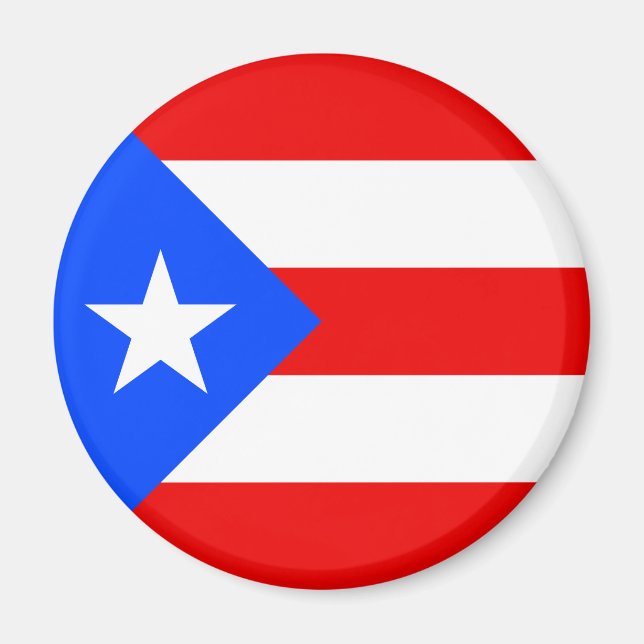 Puerto Rico Flag Magnet (Front)