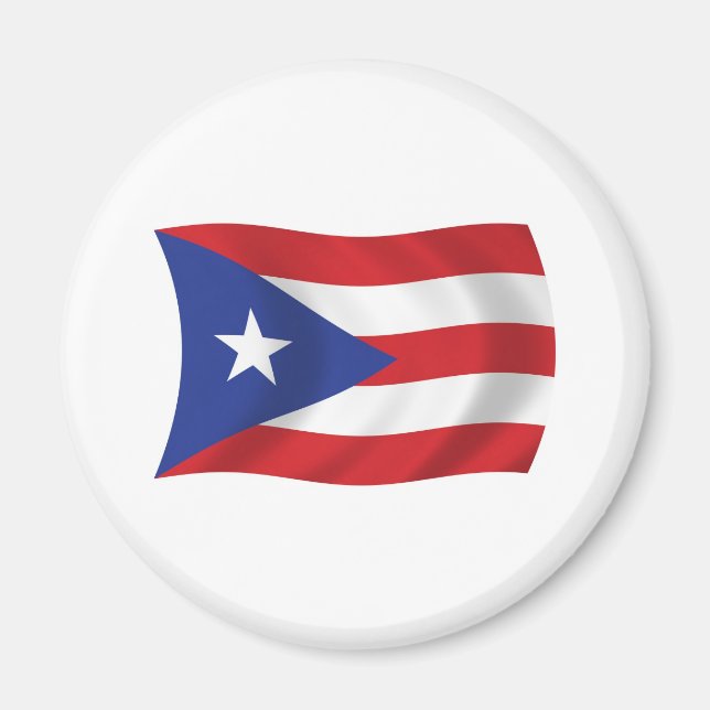 Puerto Rico Flag Magnet (Front)