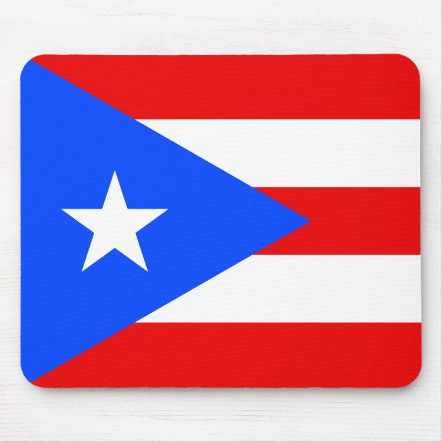 Puerto Rico Flag Mouse Mat (Front)