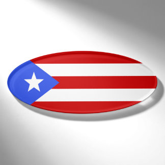 Puerto Rico flag Name Tag