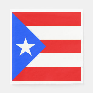 Puerto Rico Flag Napkin