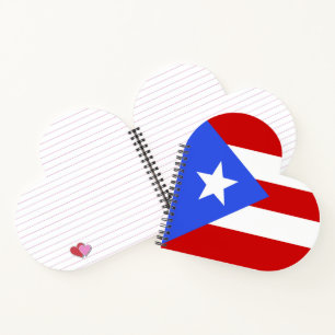 Puerto Rico flag Notebook