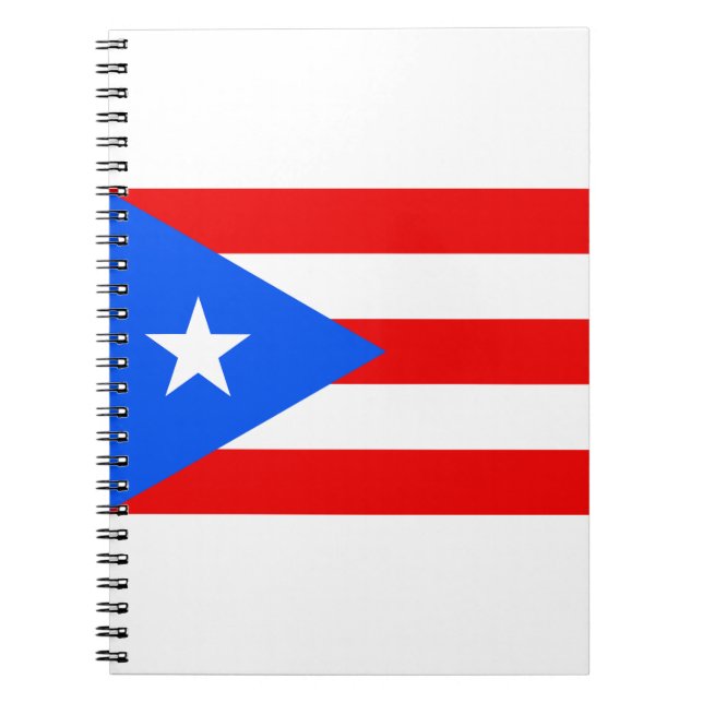 Puerto Rico Flag Notebook (Front)