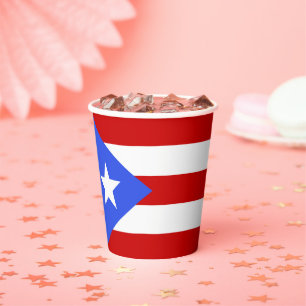 Puerto Rico flag Paper Cups