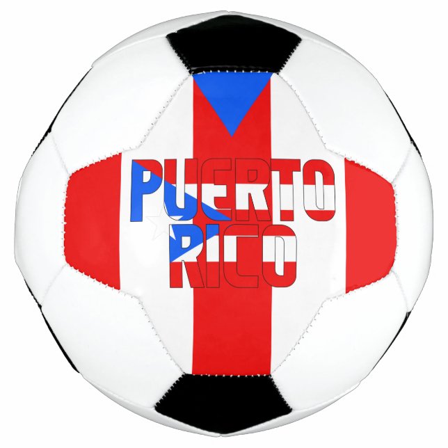 Puerto Rico Flag Patriotic  Football (Front)
