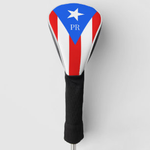 Puerto Rico flag personalised golf club head cover