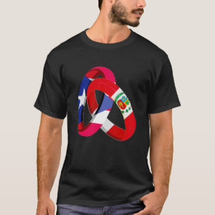 Puerto Rico Flag Peru Grown Ring Marriage Wedding T-Shirt