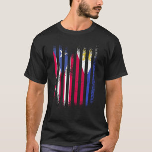 Puerto Rico Flag Philippines Grown Country Flags S T-Shirt