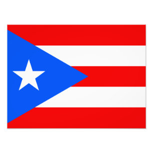 Puerto Rico Flag Photo Print