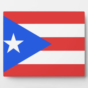 Puerto Rico Flag Plaque