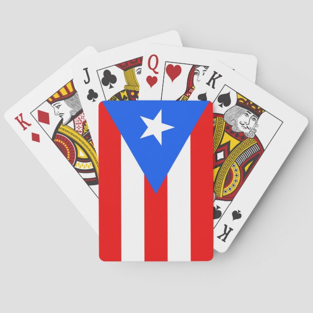 Puerto Rico Flag Playing Cards (Back)