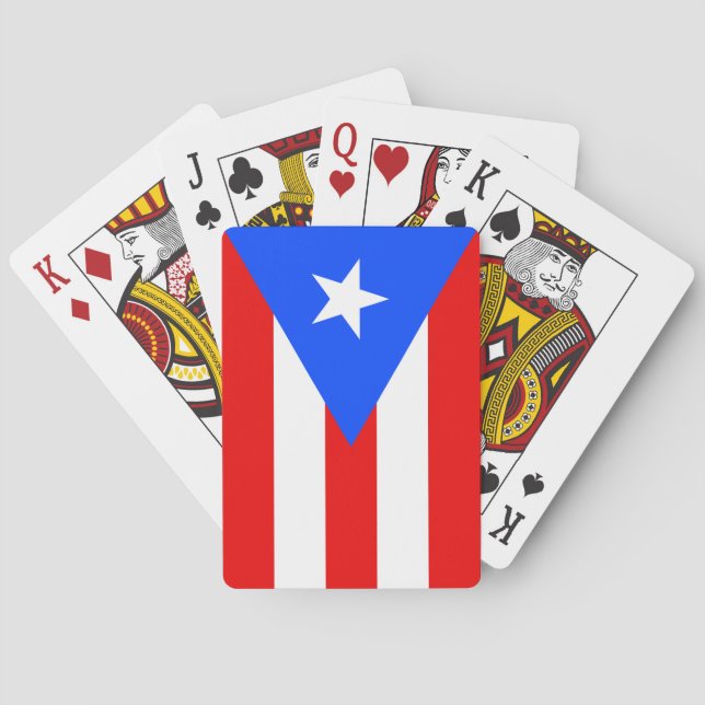 Puerto Rico Flag Playing Cards (Back)