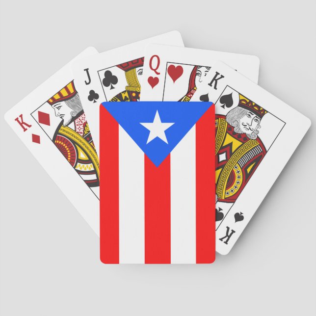 Puerto Rico Flag Playing Cards (Back)