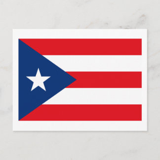 Puerto Rico Flag Postcard