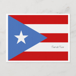 Puerto Rico Flag Postcard