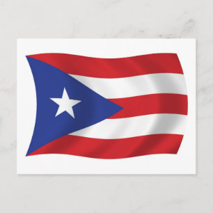 Puerto Rico Flag Postcard