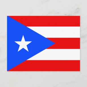 Puerto Rico Flag Postcard
