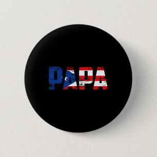 Puerto Rico Flag Pride Fathers Day Puerto Rican Me 6 Cm Round Badge