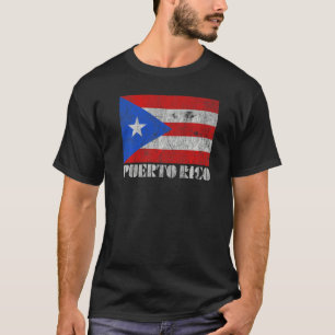Puerto Rico Flag  Retro Vintage Country Souvenir T-Shirt