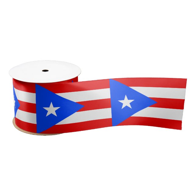 Puerto Rico Flag Satin Ribbon (Spool)