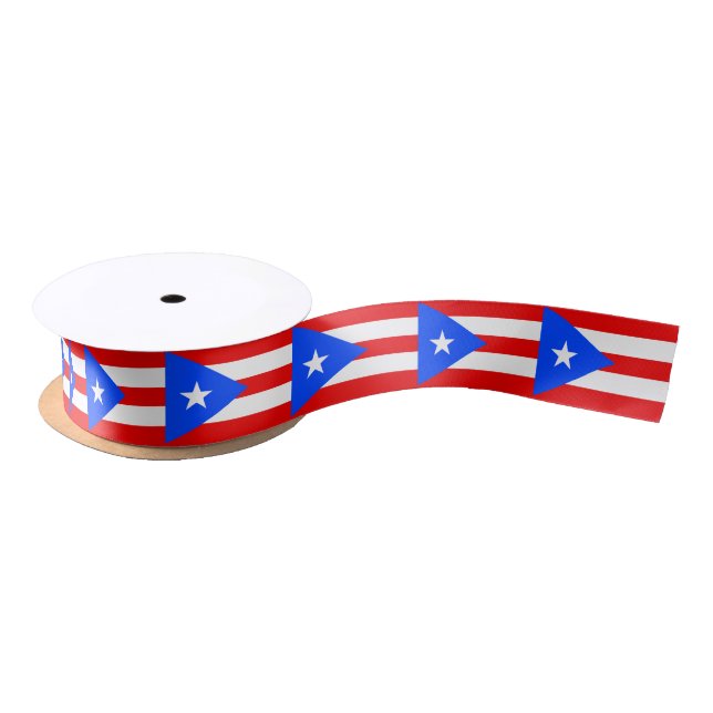 Puerto Rico Flag Satin Ribbon (Spool)