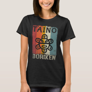 Puerto Rico Flag Taino Boricua  Puerto Rican Souve T-Shirt