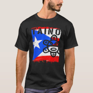 Puerto Rico Flag Taino Boricua Puerto Rican Souve T-Shirt