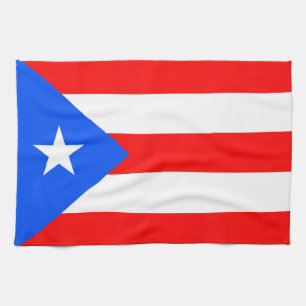 Puerto Rico Flag Tea Towel