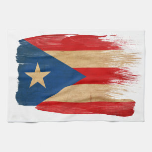 Puerto Rico Flag Tea Towel