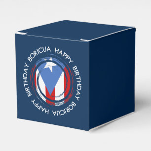 Puerto Rico : Flag Theme: Birthday Boricua Favour Box