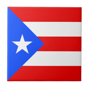Puerto Rico Flag Tile
