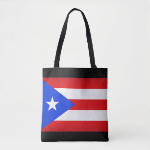 Puerto Rico Flag Tote Bag