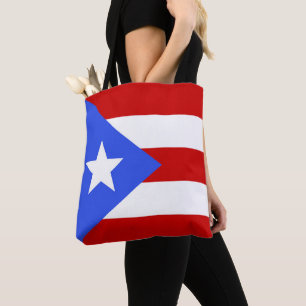 Puerto Rico flag Tote Bag
